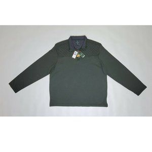 G.H. Bass Long Sleeve Cool Touch Half-Zip Fleece Jacket Men's 2XL